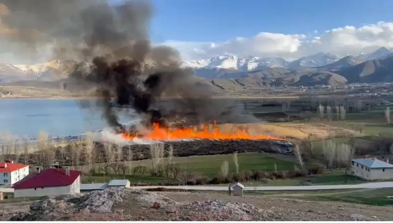 Kuş Cenneti Langa'da Ortaya Koyulan İhanet: Sazlıklar Alev Alev!