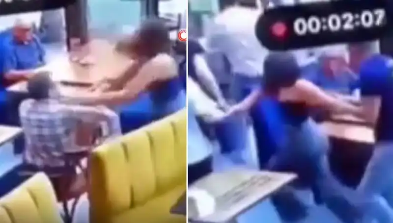 Garsona Tokat Atan Müşteri, Lokantada Tekme Tokat Dayak Yedi