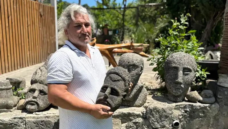 3 Günde Tarihi Eser Görünümünde Eşsiz Sanat Eserleri Yapan Usta