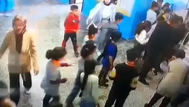 Mardin’de Boğazına Kaçan Öğrenciyi Müdür Yardımcısı Kurtardı
