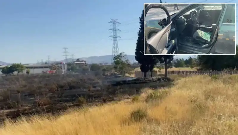 İzmir'deki Otluk Alanda Yangın, AVM Otoparkında Büyüyerek Yayılmaya Başladı!